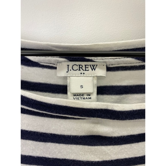J. Crew Crew Neck Long Sleeve Striped Tee Shirt - Picture 5 of 5